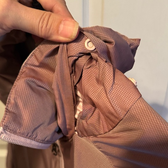 Columbia Sz Large Women's Deep Mauve/Light Mauve Packable Rain Jacket - Picture 10 of 11